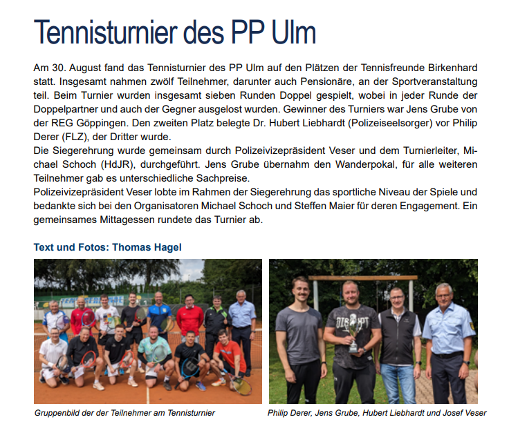 Turnier PP Ulm 30.08.2023